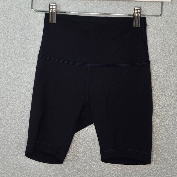 Lululemon Wunder Train High-Rise Short 6" - 2 True Navy - Picture 3 of 6